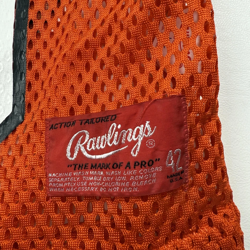 Винтажная мужская футболка OSU Cowboys футбол 42 Rawlings сетка Cole 35 сделано в США 90-е - Изображение 2 из 4