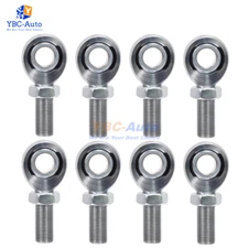 8 RH Chromoly Heim Joints Rod End 3/4"-16 Thread x 3/4 Bore with Jam Nut XMR12