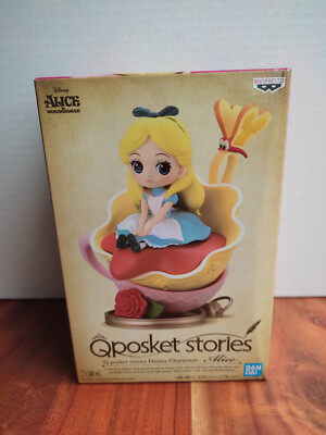 Alice in Wonderland Version B Q-Posket Stories Figur OVP Japan Banpresto Disney