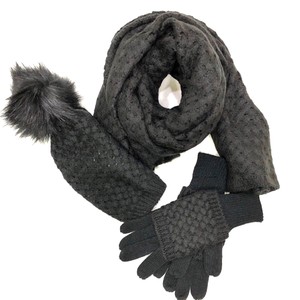 Molly Bracken Cappello Sciarpa e Guanto Set Accessorio Donna Nero Berretto  Stola | eBay