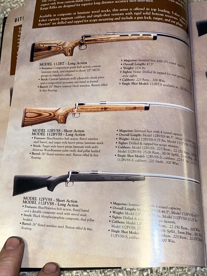2000 Savage Arms Catalog Rifle Shotgun STRIKERS Accessories Advertising Firearms - Image 4 of 4