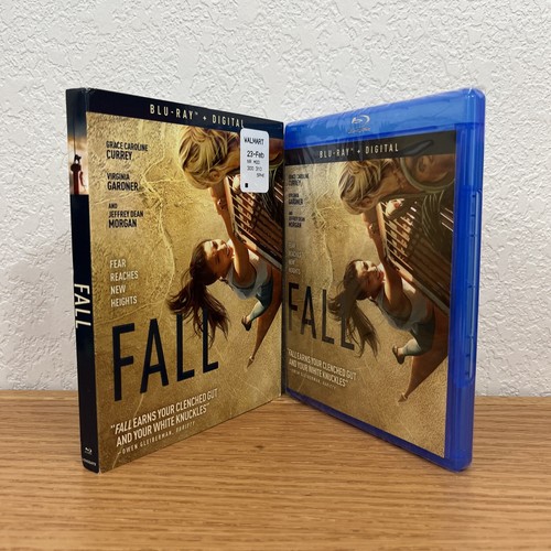 Fall (Blu-Ray/Digital, 2022) w/Slipcover Grace Caroline Currey Virginia Gardner