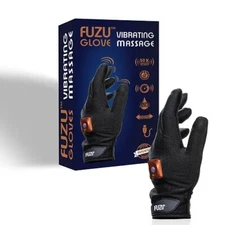 FUZU Vibrating Full Body Massager Glove Left Hand Stretchable Submersible