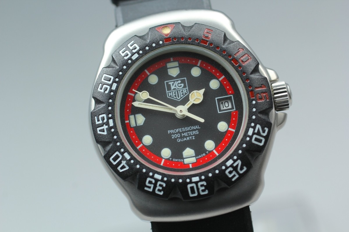 時計 Tag Heuer Formula1 380.508 NEAR MINT] TAG HEUER Formula 1 374.508 Black Dial Qz 29mm