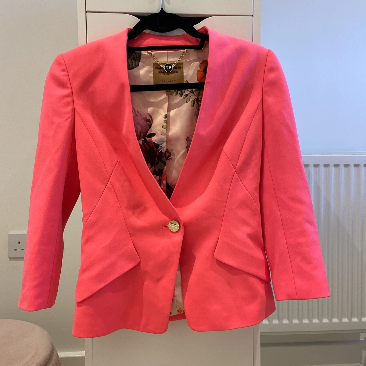 Ted baker deals pink blazer