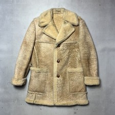 Vintage SAWYER OF NAPA Shearling Sheepskin Coat Jacket Size 38