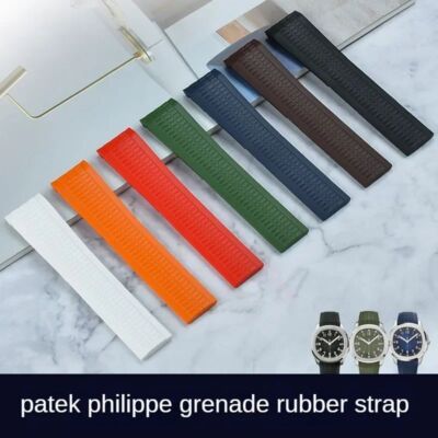 Faltschließe Uhrenarmband passend für Patek Philippe PP Granate Aquanaut...