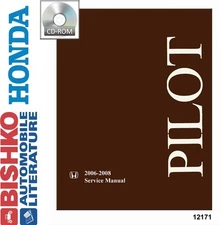 2006 2007 2008 Honda Pilot Shop Service Repair Manual CD