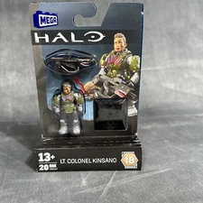 HALO HEROES SERIES 18 MEGA CONSTRUX LT. COLONEL KINSANO MINI FIGURE HNC47
