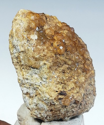 107 CARATS NATURAL HESSONITE GARNET AND FELDSPAR FROM PAKISTAN, (DF-51), - Picture 9 of 10