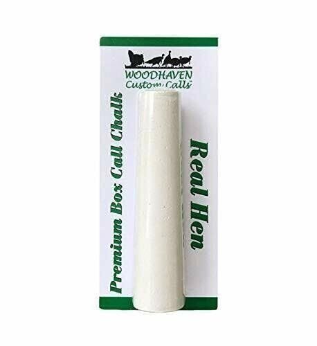 Woodhaven Custom Calls WH084 Real Hen Box Call Chalk White Turkey