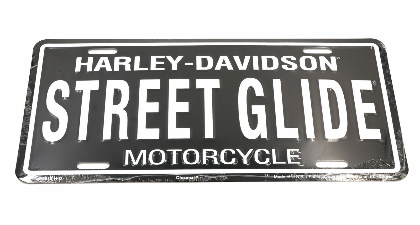 Harley Davidson STREET GLIDE Aluminum License Plate For Auto Automotive Cars
