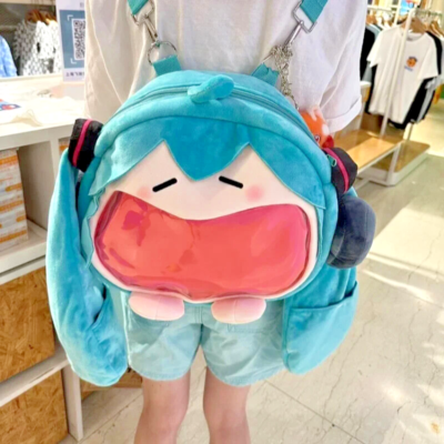 Hatsune Miku abag Anime Figure peluche abag borsa a tracolla Messenger Bag per ragazze ragazzi Hatsune Miku Anime Figure periferiche regalo  26