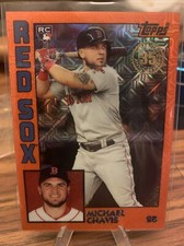 MICHAEL CHAVIS 2019 Topps Silver Pack 1984 Chrome ORANGE REFRACTOR RC /25