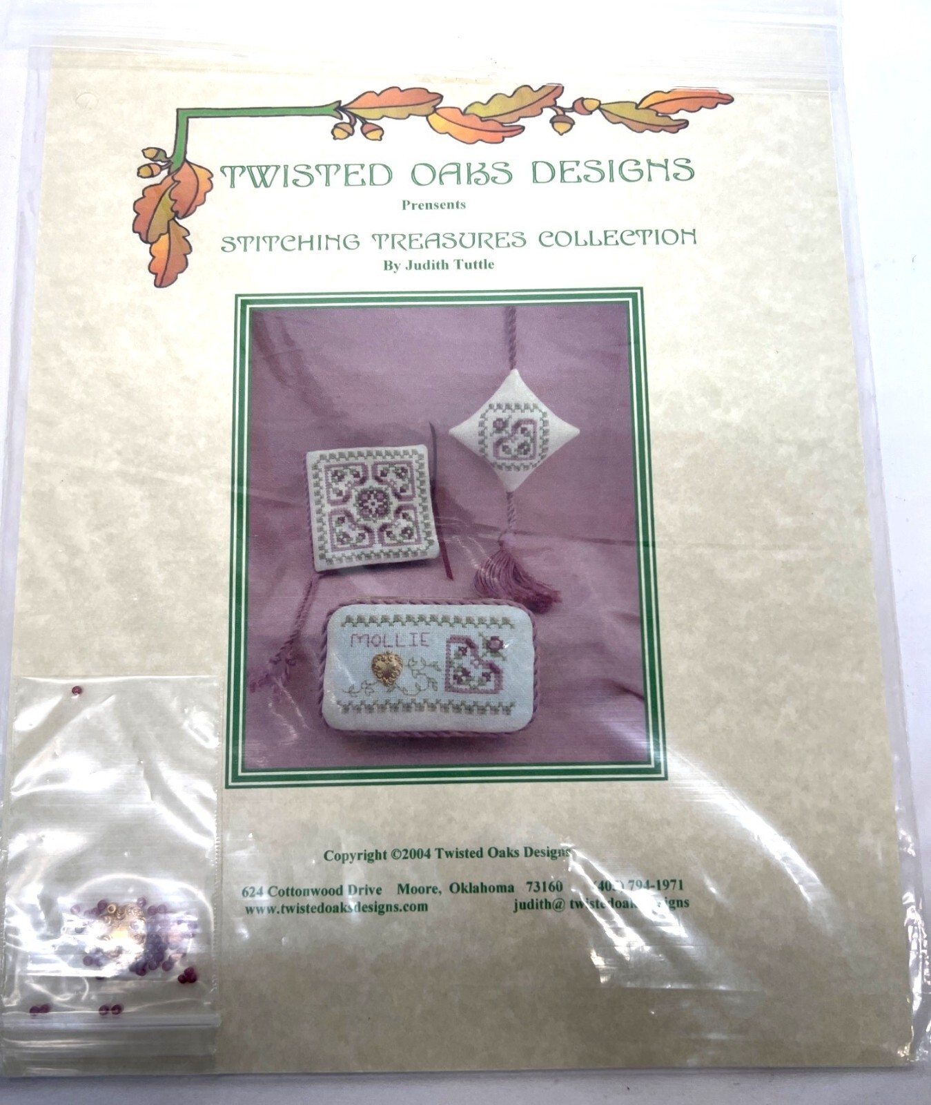 Twisted Oaks Designs Stitching Treasures Collection By Judith Tuttle