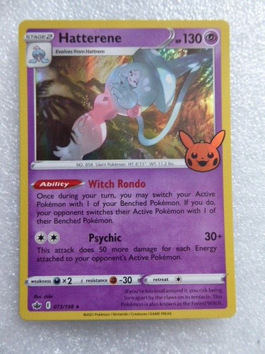 Hatterene 073/198 Trick or Trade 2022 Holo Rare