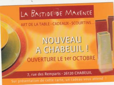 CHABEUIL store la bastide de Maxence 7 Rue des Remparts