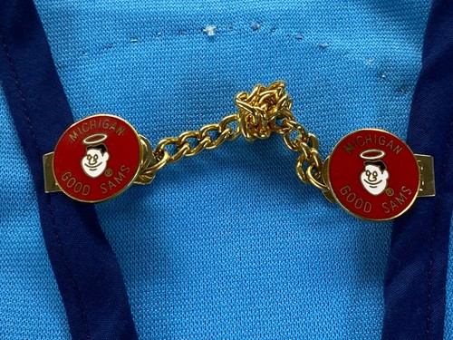 Vintage Good Sam Club Member Souvenir Patch Collection Vest Size L Pins Samboree - Picture 11 of 24
