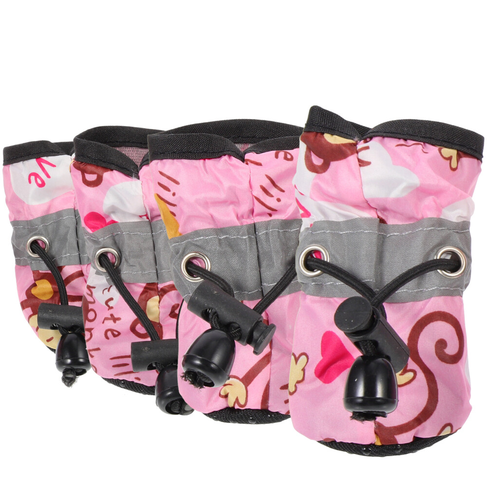 SAOLA Scarpe suola morbida per cani animali domestici stivali per cani calze per cuccioli per pavimentazione calda