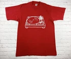 Vintage 1990s Technics Turntable T-Shirt Men Large Single Stitch VTG 90s Hip Hop