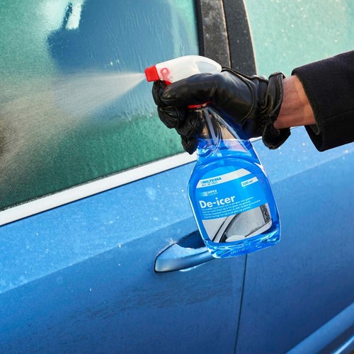 3 X Biltema DeIcer Car Windscreen Melts Ice Snow Frost Spray 500ML