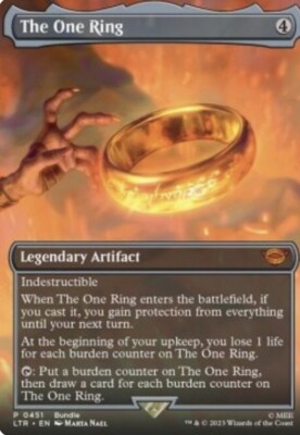 THE ONE RING MAGIC L'UNICO ANELLO THE LORD OF THE RINGS
