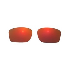 Walleva Fire Red Polarized Replacement Lenses For Oakley Chainlink Sunglasses
