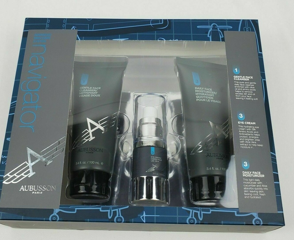 AUBUSSON Paris Navigator Fragrance Gift Set Cleanser + Moisturizer
