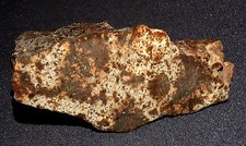 Scheibe Stein-Meteorit NWA, unklass., Heilstein, 95x44x14mm 117,8g