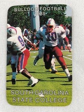 CFB South Carolina State College Bulldogs 1988 Football Schedule Card