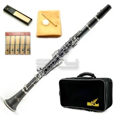  GREAT GIFT SKY Bb Ebonite Clarinet Package Nickle Silver Keys German Style