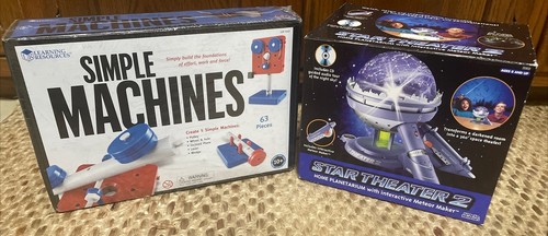 Simple Machines (5 models - 63 Pieces) AND Star Theater 2 (CD Included) Bundle