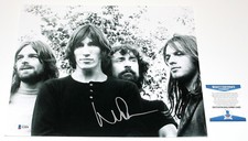 NICK MASON PINK FLOYD DRUMMER SIGNED AUTOGRAPHED PHOTO PROOF BECKETT BAS COA