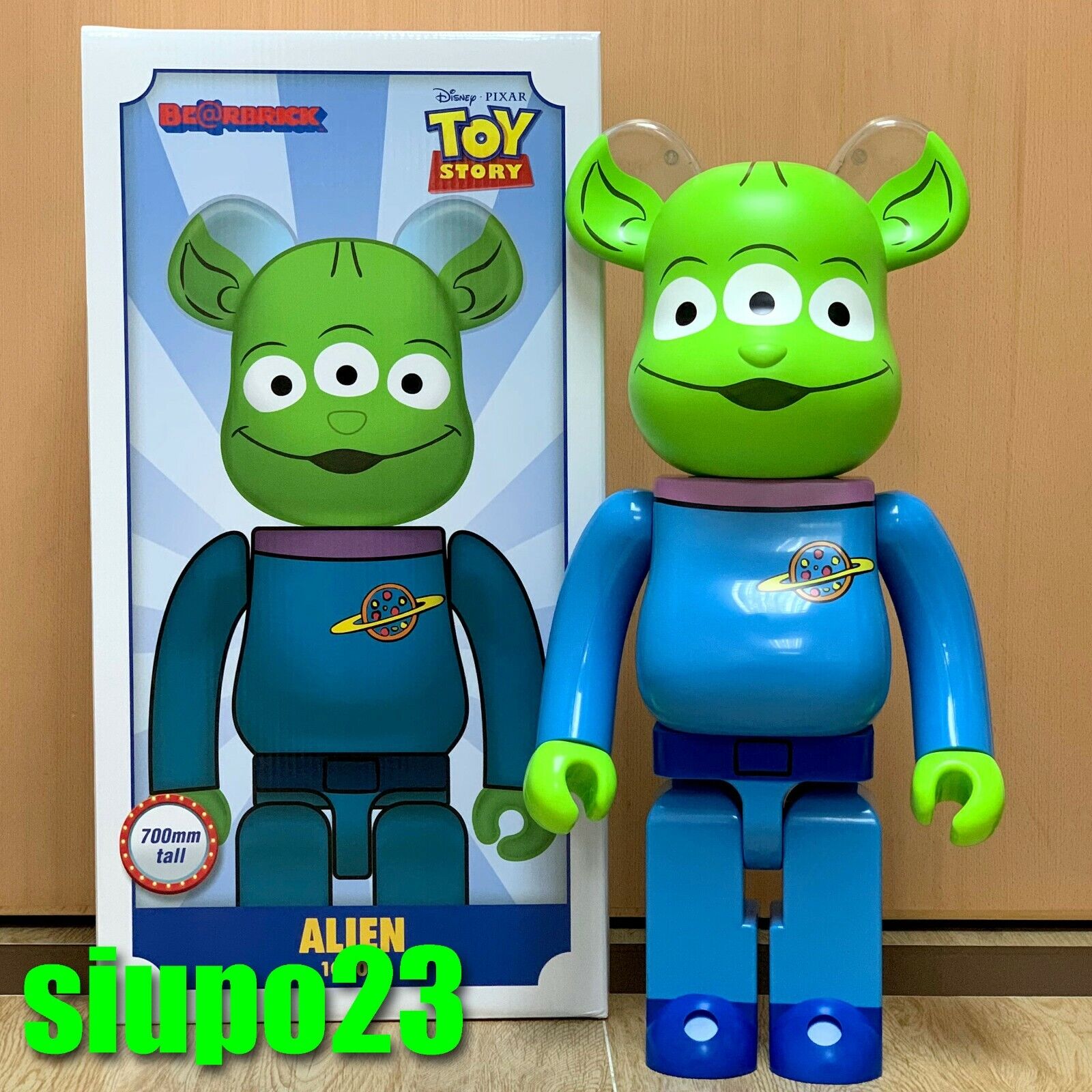 Medicom 1000% Bearbrick ~ Disney Pixar Toy Story Be@rbrick Alien