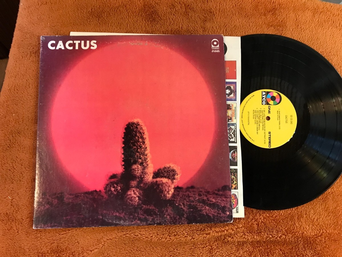 Cactus 1970 ATCO Records SD 33-340 debut Hard Blues Rock LP s/t original  vinyl! | eBay