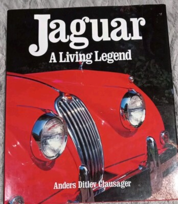 Jaguar A Living Legend Coffee Table Book  Anders Ditlev Clausager Vintage As Is 