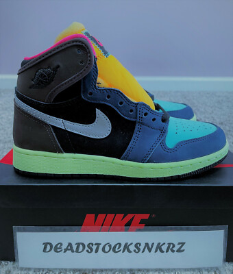 2020 Nike Air Jordan 1 Retro High OG GS Tokyo Bio Hack 575441 201 GS Szs 