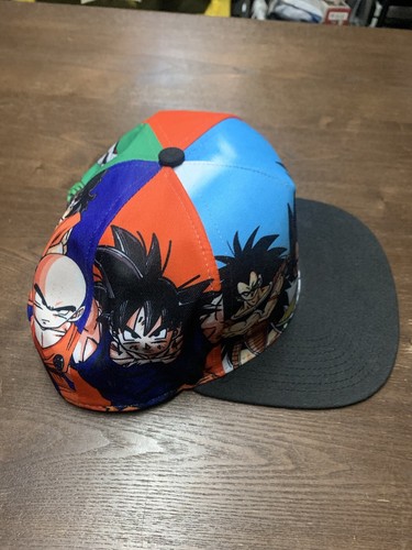 My Hero Academia Dragon Ball Z Bakugo Snapback Hat 2 Anime Manga Black Caps New - Picture 17 of 24