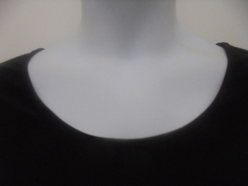 Antthony Womens Solid Black Short Sleeves Scoop Neck Midi Dress Size 2X - Picture 3 of 5