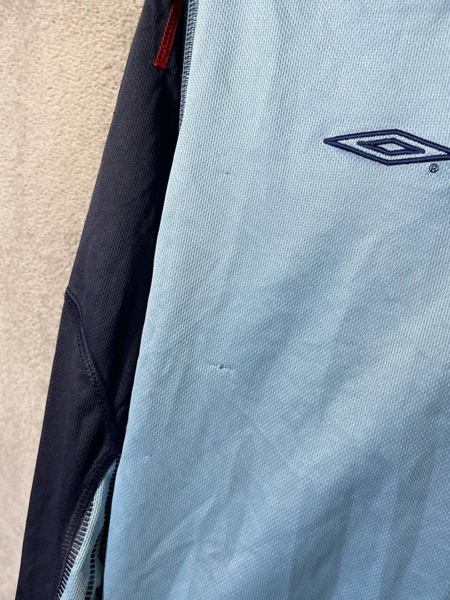 アンブロ　2004イングランド代表レプリカＧＫシャツ　サックス　US Lサイズ England Goalkeeper football shirt 2004/2006 Jersey L Umbro