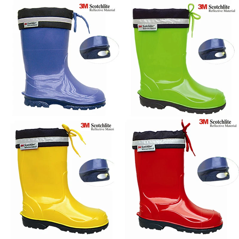 LEMIGO Kinder Gummistiefel Regenstiefel mit Stulpe KIM