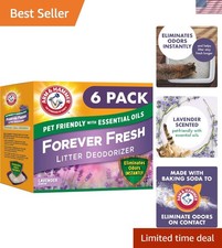 Forever Fresh Cat Litter Deodorizer - Lavender Baking Soda, Pack of 6 30 oz