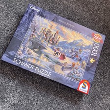 Schmidt Thomas Kinkade Disney Beauty and the Beast 1000-Piece Puzzle Jigsaw