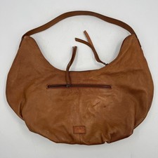 Frye Maddie Large Shoulder Bag Brown Leather Hobo Shoulder Bag Slouchy Carry