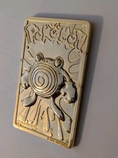 23 karat gold pokemon card poliwhirl 23K Gold-Plated Trading #61 Toys Vintage 1999 23K Gold Plated