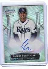 2022 Carlos Colmenarez Bowman Sterling Refractor Auto RC 150/150 #PA-CCZ H396