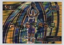 2024 Panini Select WNBA All-Stars Gold Flash Prizm 5/10 Lisa Leslie #13 HOF 3d3