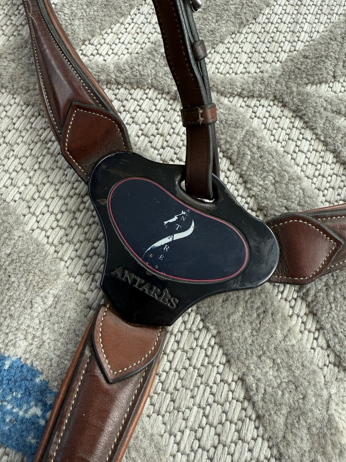 Antares Bridge Breastplate w/ Running Martingale Attachment Size 2 Brown