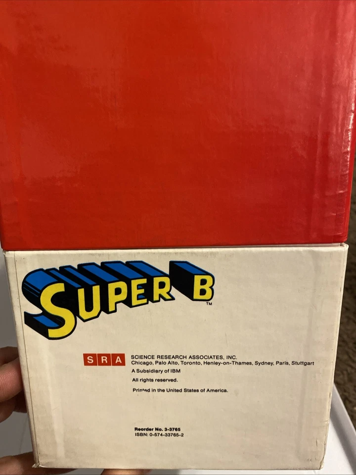 SRA Super B RARE Warner Educational Kit DC Batman Superman WW 1977 ORIGINAL BOX! - Image 4 of 4