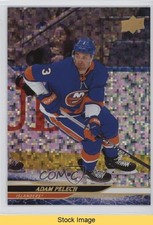 2024-25 Upper Deck Series 2 Rainbow Speckled Foil Adam Pelech #361 READ 3d2